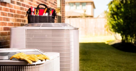 AC outdoor units in need of repair